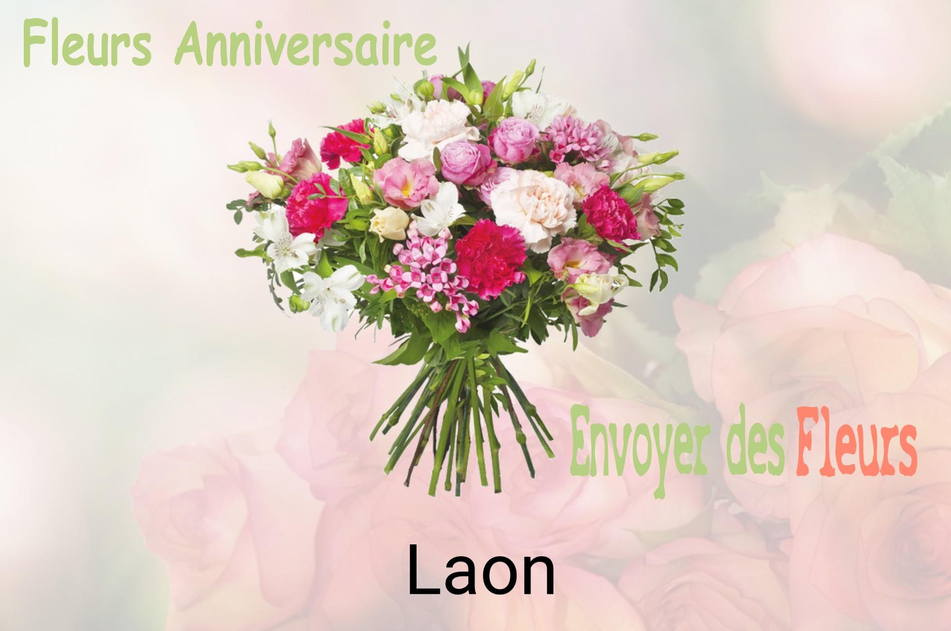 Bouquet de fleurs d’anniversaire livré à Laon